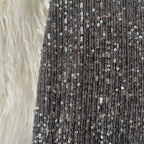 Molly Green Silver Sequin Skirt size small (matching top in other listing) - Picture 6 of 10